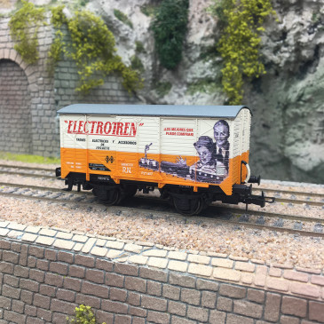 Wagon couvert type J, "75e anniversaire Electrotren", R.N., Ep. III, ELECTROTREN HE6093, HO 1/87