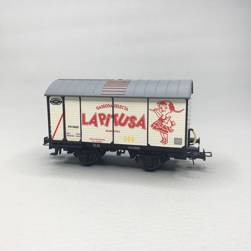Wagon couvert type J, "La Pitusa", R.N., Ep. III, ELECTROTREN HE6104, HO 1/87