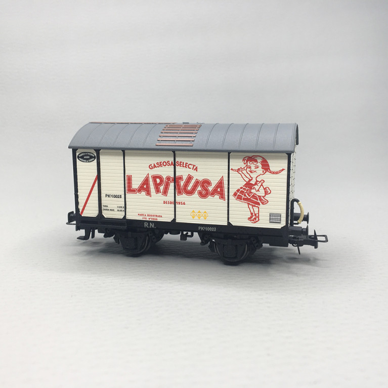 Wagon couvert type J, "La Pitusa", R.N., Ep. III, ELECTROTREN HE6104, HO 1/87