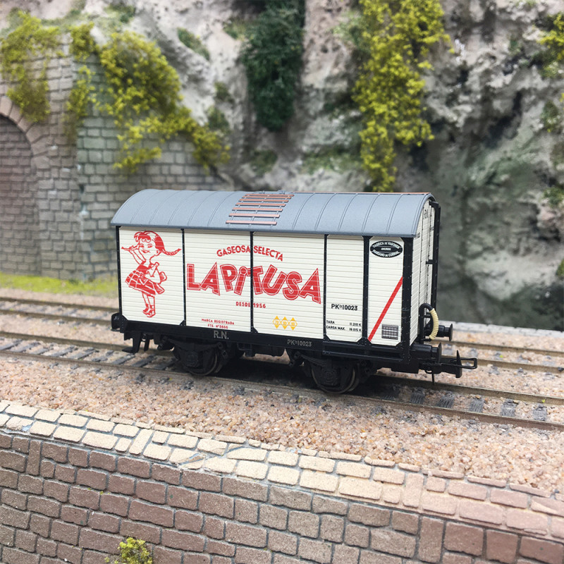 Wagon couvert type J, "La Pitusa", R.N., Ep. III, ELECTROTREN HE6104, HO 1/87