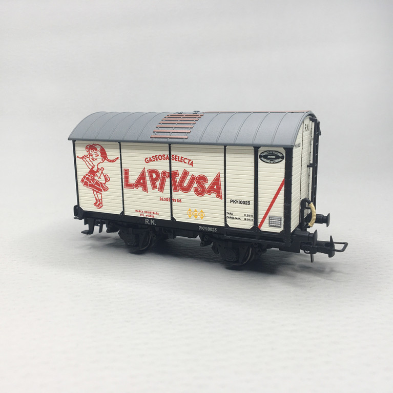 Wagon couvert type J, "La Pitusa", R.N., Ep. III, ELECTROTREN HE6104, HO 1/87