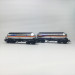 Coffret 2 wagons-citernes CO2, "Saltra", argent, RENFE, Ep. IV, ELECTROTREN HE6098, HO 1/87