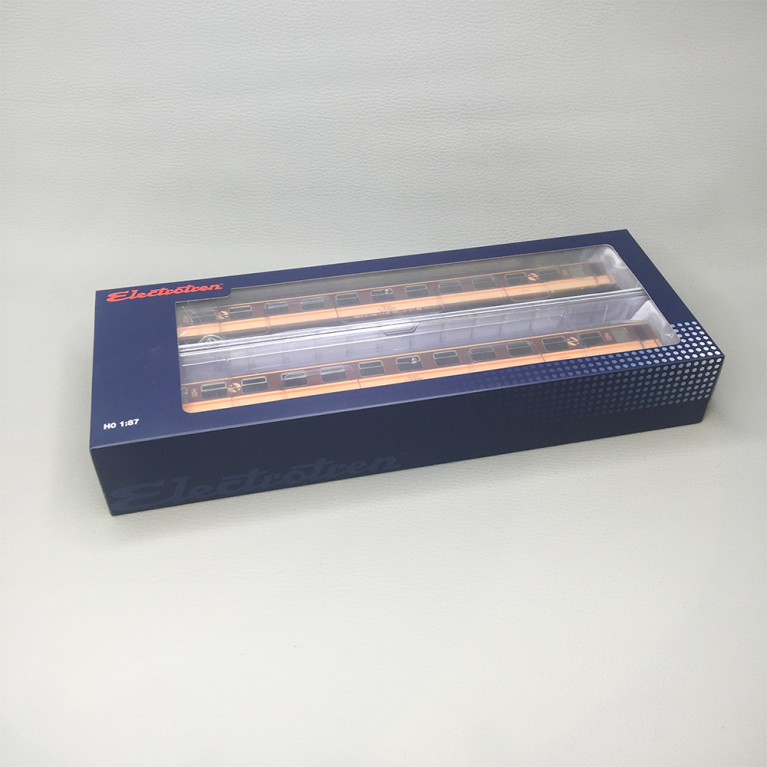 Coffret 2 voitures couchettes Bc10x-12600, "Estrella Bahía de Cádiz", RENFE, Ep. IV, ELECTROTREN HE4039, HO 1/87