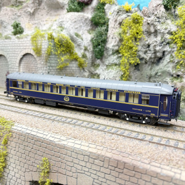 Voiture-lits Lx 20 (EIC), N°3531, bleue, CIWL, Ep. IIIb, LSMODELS 49236, HO 1/87