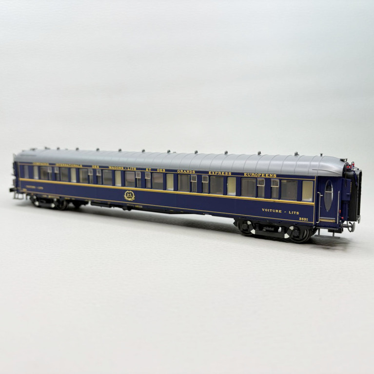 Voiture-lits Lx 20 (EIC), N°3531, bleue, CIWL, Ep. IIIb, LSMODELS 49236, HO 1/87