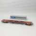 Wagon porte-conteneurs MMC3, conteneur 40 pieds "Ford", rouge oxyde, Ep. IV, ELECTROTREN HE6102, HO 1/87