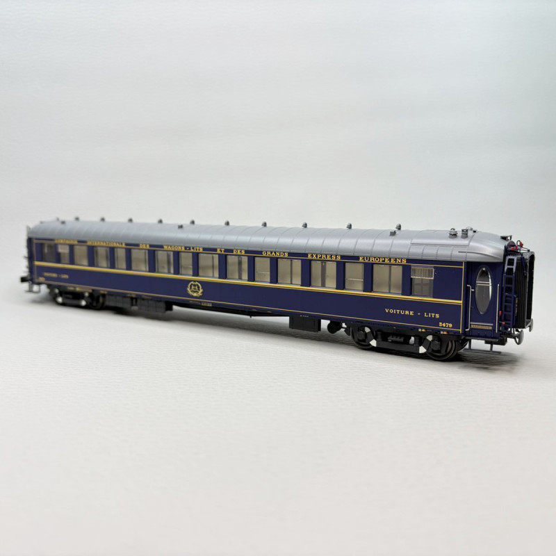 Voiture-lits Lx 20 (METRO), N°3479, bleue, CIWL, Ep. IIIb, LSMODELS 49235, HO 1/87