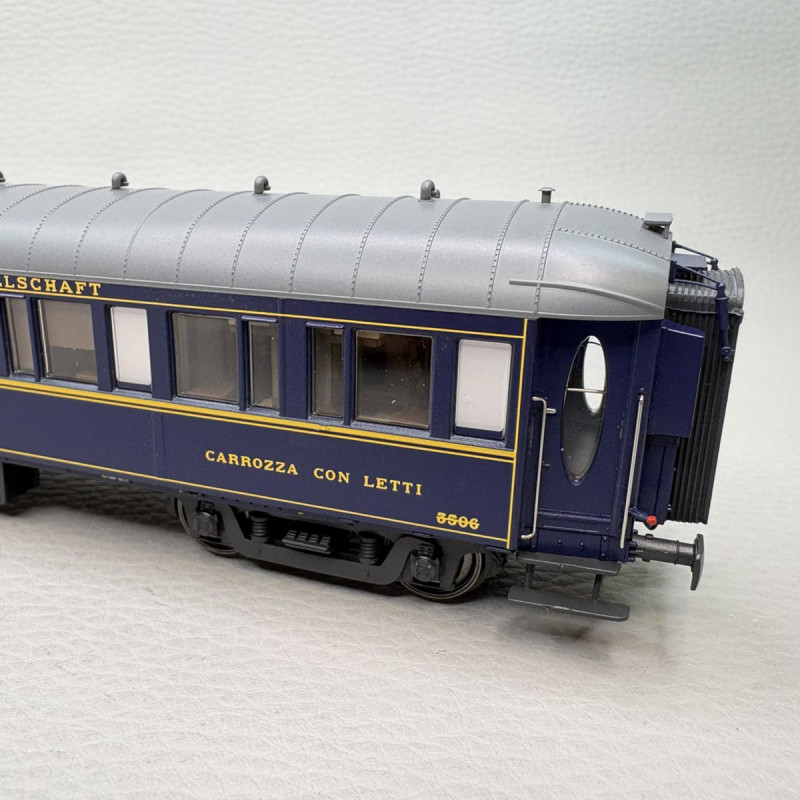 Voiture-lits Lx 16 (EIC), N°61 87 70-41 210-3, bleue, CIWL, Ep. IVa, LSMODELS 49243, HO 1/87