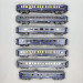 Coffret 7 voitures "Le Train Bleu" 1954, CIWL, Ep. III, MODELS WORLD MW1005, HO 1/87