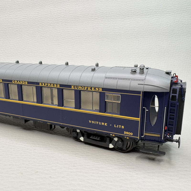 Coffret 7 voitures "Le Train Bleu" 1954, CIWL, Ep. III, MODELS WORLD MW1005, HO 1/87