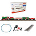 Coffret de démarrage analogique, train de Noël, locomotive vapeur + 3 voitures, PIKO 57081, HO 1/87