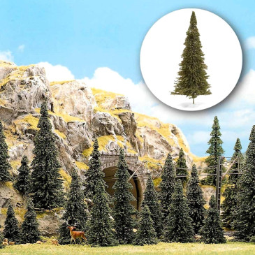 60 sapins  de 50mm à 135mm-HO-1/87-BUSCH 6472