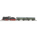 Coffret de démarrage analogique, train voyageurs DB vapeur + 2 voitures, PIKO 57112, HO 1/87