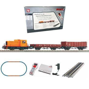 Coffret de démarrage digital WLAN, locomotive TGK2 "Kaluga", DR, Ep. IV, PIKO 59101, HO 1/87
