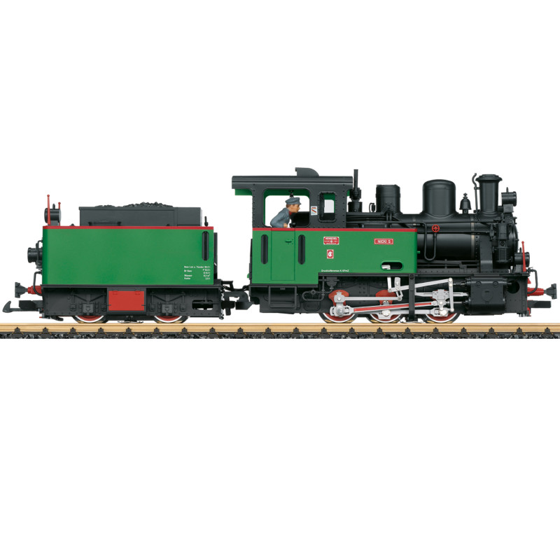 Locomotive à vapeur HF 110 C, N°798.101, "Nicki S.", SWEG, Ep. IV, LGB 24268, G 1/22.5 - DCC SON