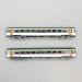 Coffret 2 voitures Corail VTU, livrée d'origine, 2nde classe, SNCF, Ep. IV, AZAR MODELS V01-ONP2, Z 1/220