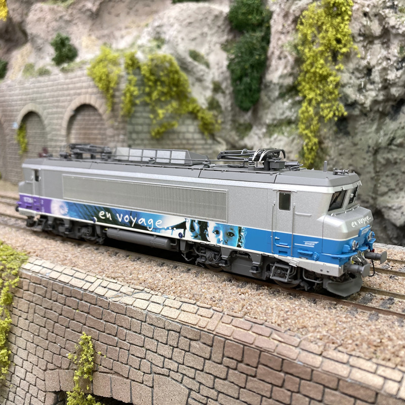 Locomotive électrique BB 7284, "En Voyage", Casquette, SNCF, Ep. VI, LSMODELS 10205, HO 1/87