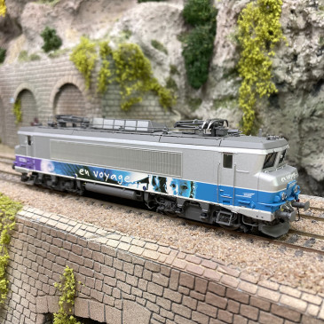 Locomotive électrique BB 7284, "En Voyage", Casquette, SNCF, Ep. VI, LSMODELS 10205, HO 1/87