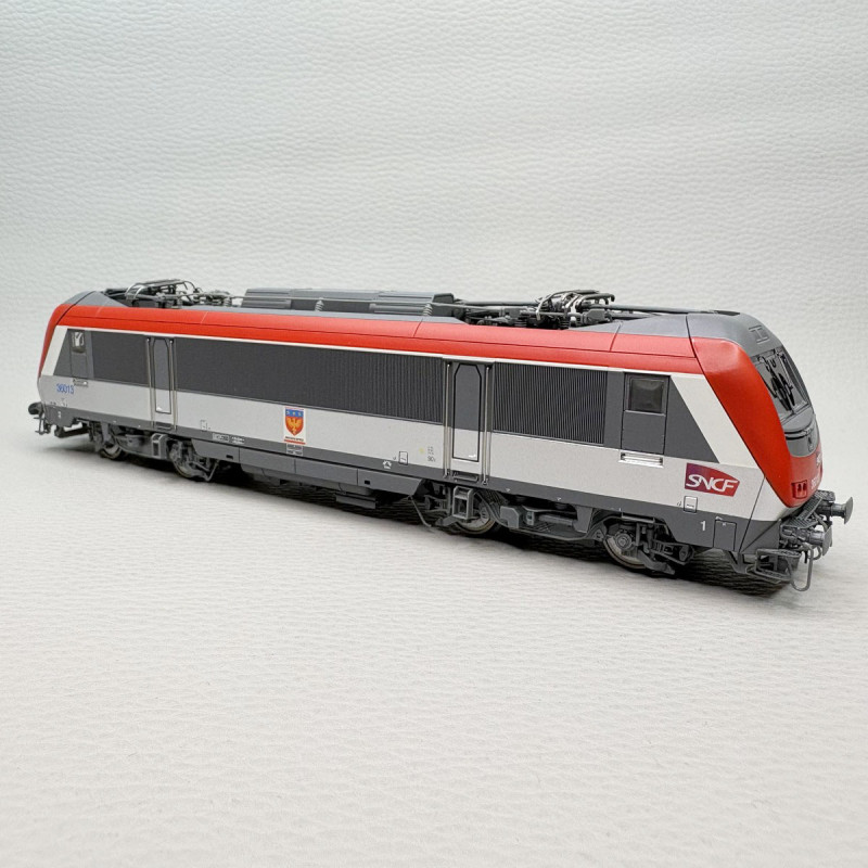 Locomotive électrique tricourant BB 36013, "Bonnencontre", rouge/argent, SNCF, Ep. VI, JOUEF HJ2479, HO 1/87