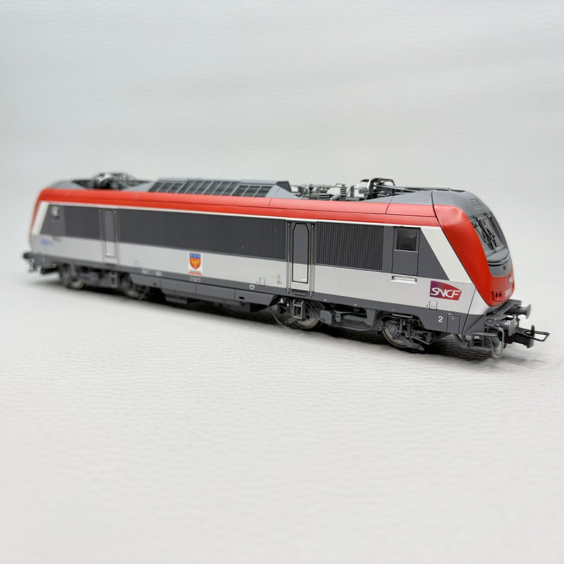 Locomotive électrique tricourant BB 36013, "Bonnencontre", rouge/argent, SNCF, Ep. VI, JOUEF HJ2479, HO 1/87