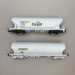 Coffret 2 wagons-trémies céréaliers, parois lisses et bombées, "Millet", SNCF, Ep. VI, JOUEF HJ6320, HO 1/87