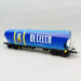 Wagon-trémie céréales, parois arrondies, "De Cecco", bleu clair, FS, Ep. VI, RIVAROSSI HR6692, HO 1/87