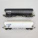 Coffret 2 wagons-trémies à céréales, noir/gris, VTG, Ep. VI, RIVAROSSI HR6689, HO 1/87