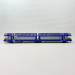Porte-voitures Laeks 63C, "Brambles", modernisé, livrée bleue, Ep. V, RIVAROSSI HR6700, HO 1/87