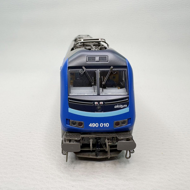 Locomotive électrique 490 010, ex BB 36000, Akiem/MÁV, livrée bleue, Ep. VI, RIVAROSSI HR2995, HO 1/87