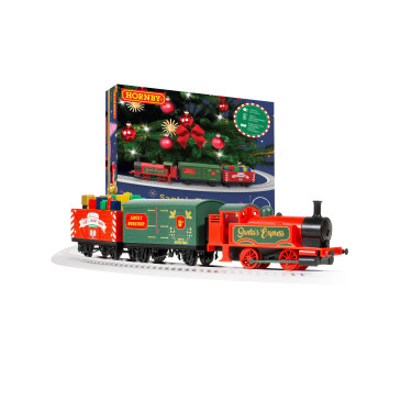 Coffret train express du Père Noël, batterie rechargeable, Playtrains, HORNBY R9363M, OO 1/76