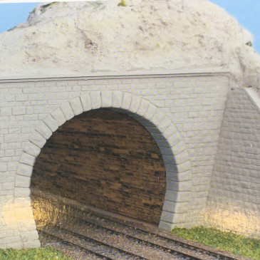 2 entrées de tunnel à 2 voies - SAI 301 - HO 1/87