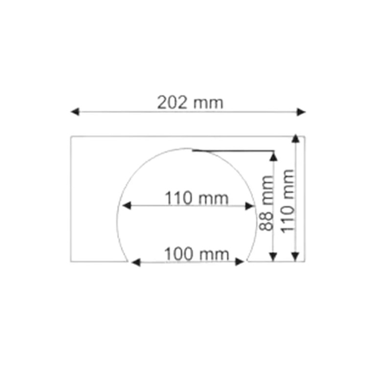2 entrées de tunnel à 2 voies - SAI 301 - HO 1/87