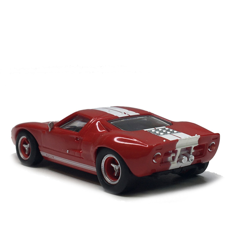 Ford GT 40, rouge, blanc, 1966 - BREKINA 18550 - HO 1/87