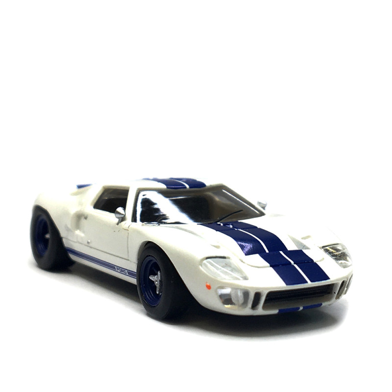 Ford GT 40, bleu, blanc, 1966 - BREKINA 18551 - HO 1/87