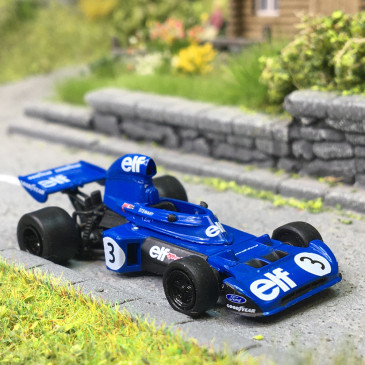 Tyrell 006 F1, Jackie Stewart n3, Grand Prix d'Afrique du sud, 1973 - BREKINA 22866 - HO 1/87