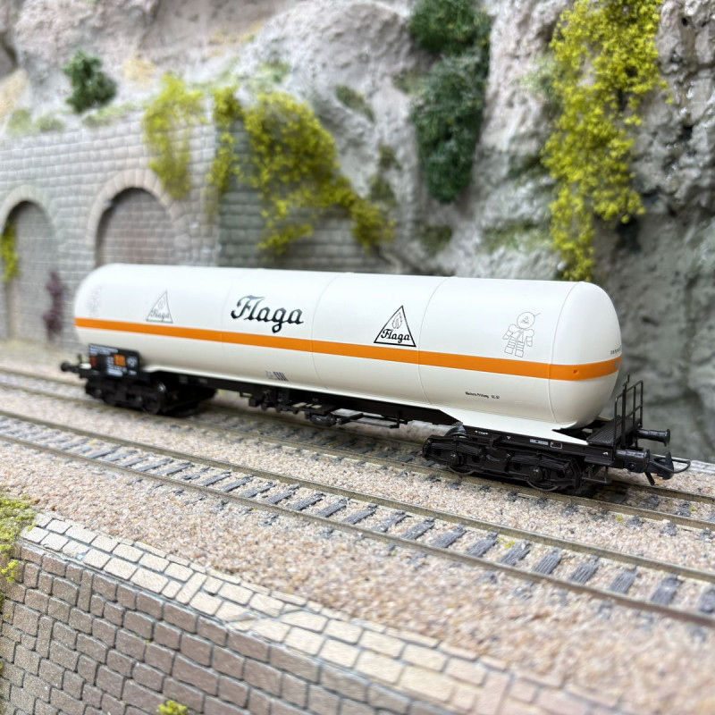 Wagon-citerne à gaz sous pression "Flaga", type Zags, DB, Ep. IV, ROCO 6600176, HO 1/87