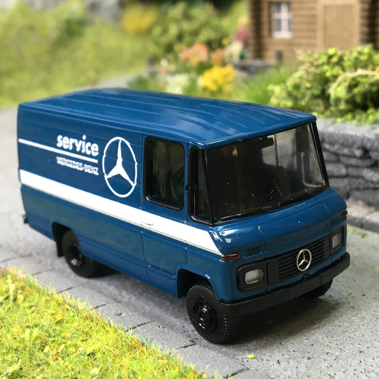 Mercedes Benz L 406D, MB service, 1977 - BREKINA 36869 - HO 1/87