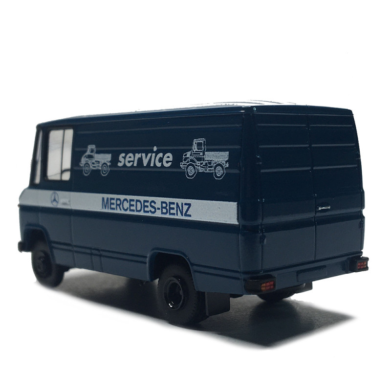 Mercedes Benz L 406D, MB service, 1977 - BREKINA 36870 - HO 1/87