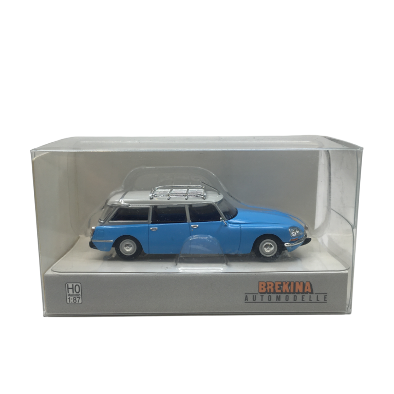 Citroën ID 21, break, bleu, gris, 1968 - SAI 2861 - HO 1/87