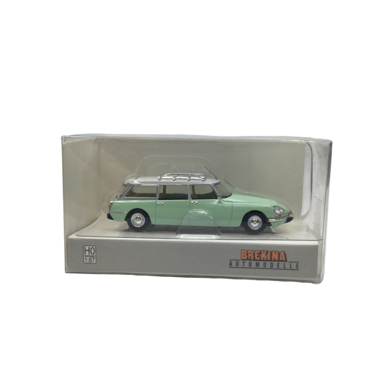 Citroën ID 21, break, vert, gris, 1968 - SAI 2867 - HO 1/87