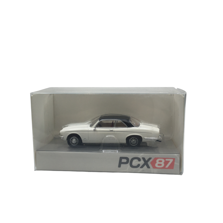 Jaguar XJ-C, blanc, noir, 1973 - PCX 871568 - HO 1/87