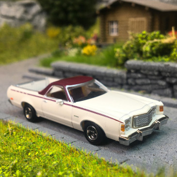 Ford Ranchero, last edition, blanc, rouge, 1979 - BREKINA 18234 - HO 1/87