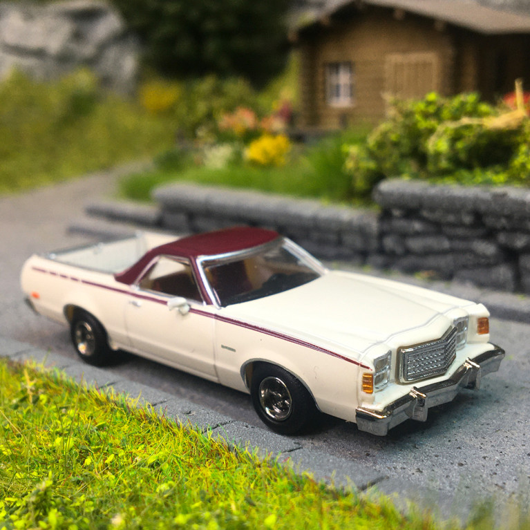 Ford Ranchero, last edition, blanc, rouge, 1979 - BREKINA 18234 - HO 1/87