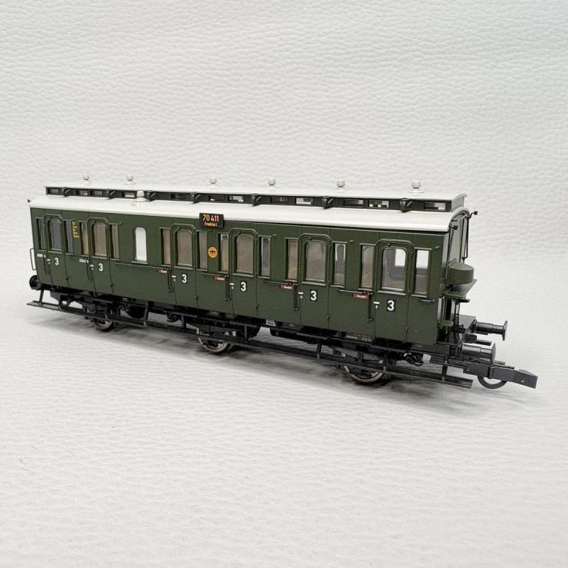 Coffret 3 voitures à compartiments C3 pr 11 et C pr 21, DRG, Ep. II, ROCO 6200254, HO 1/87