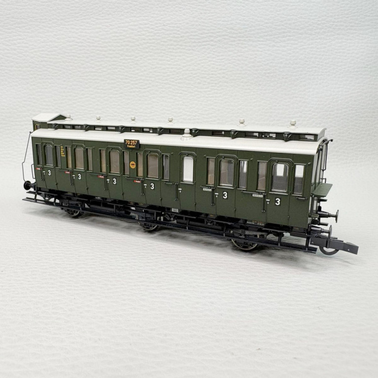 Coffret 3 voitures à compartiments C3 pr 11 et C pr 21, DRG, Ep. II, ROCO 6200254, HO 1/87