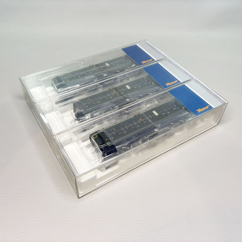 Coffret 3 voitures à compartiments C3 pr 11 et C pr 21, DRG, Ep. II, ROCO 6200254, HO 1/87
