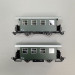 Coffret 2 voitures voyageurs à voie étroite type Bi/s, ÖBB, Ep. IV, ROCO 6240005, HOe 1/87