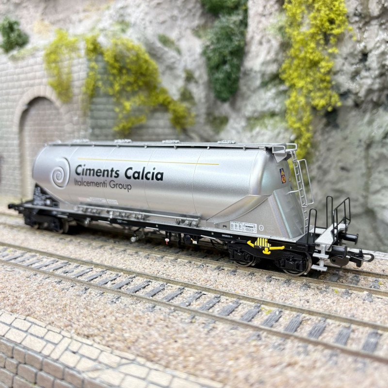 Wagon silo Uacns “Ciments Calcia”, SNCF, Ep. V, PIKO 58439, HO 1/87