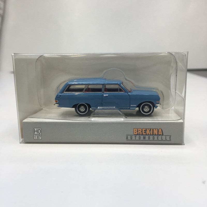 Opel Rekord B Caravan, bleu, 1965 - BREKINA 20476 - HO 1/87