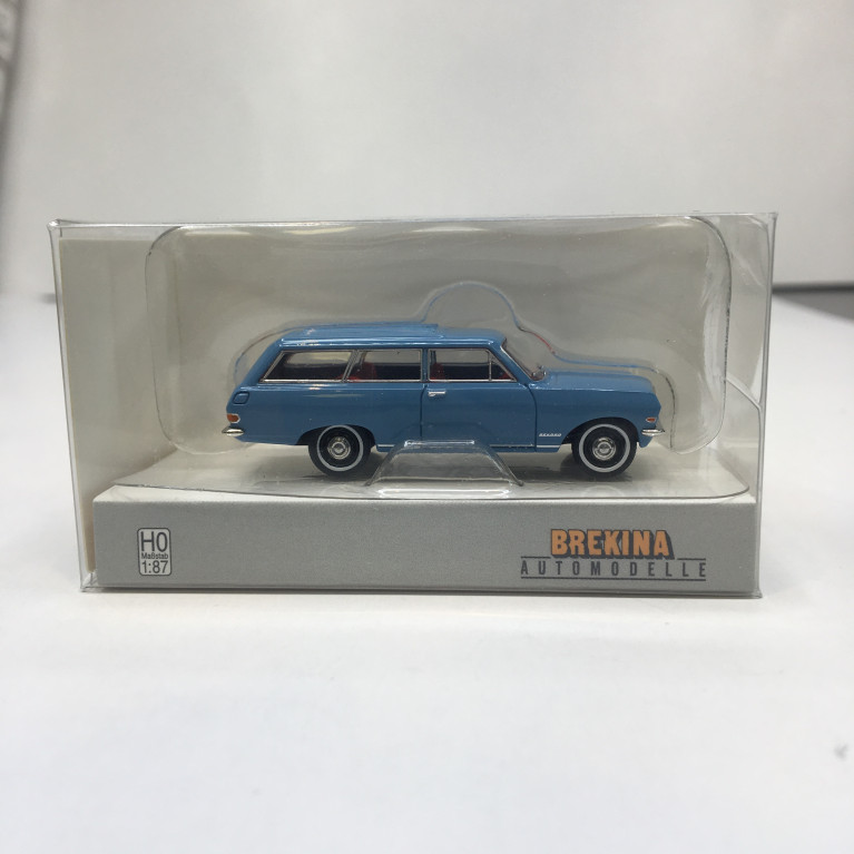 Opel Rekord B Caravan, bleu, 1965 - BREKINA 20476 - HO 1/87